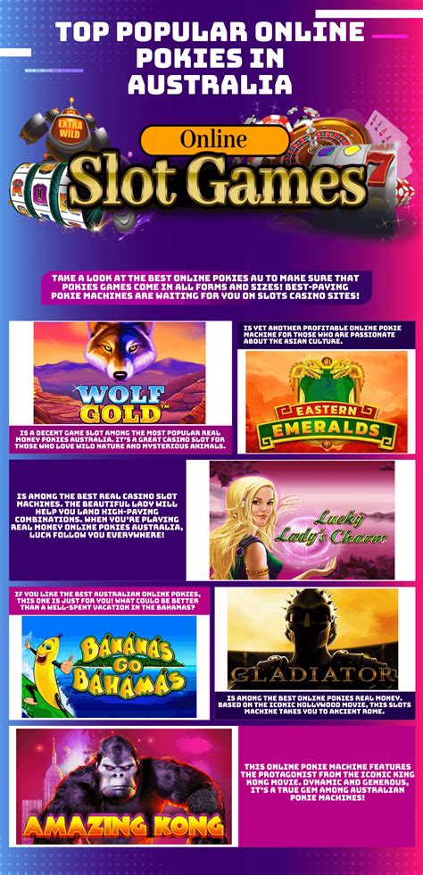 Australian Online Slots for Real Money. Pokies .